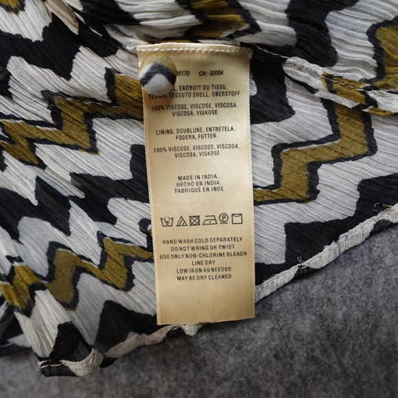 Anthropologie Dress Womens 6 HD Paris Sierade Printed Beaded Socked Sheer Mini - Picture 3 of 12